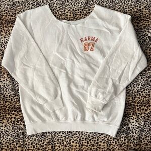 White Karma 87 Sweatshirt